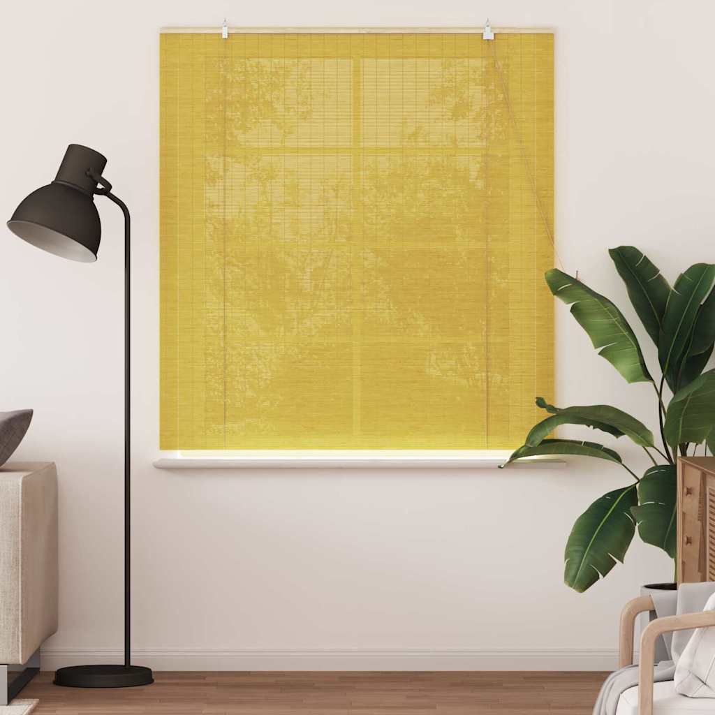 Window Blinds & Shades Other Manual Yellow Bamboo
